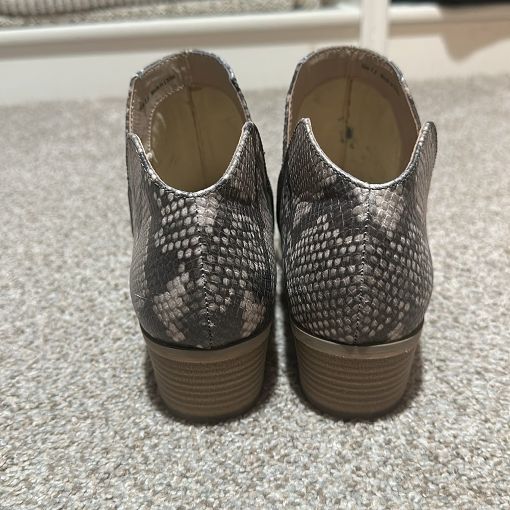 Dv8 Snake Leather Booties - image 3